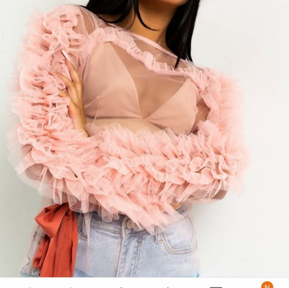 Ruffled top